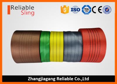 China High Strength Polyester Webbing Low Elongation Synthetic Chemical Resistant for sale