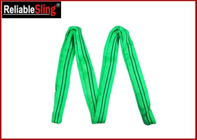 China 2 Ton Endless Soft Polyester Round Sling, Round Webbing Sling Double Ply Sleeve for sale