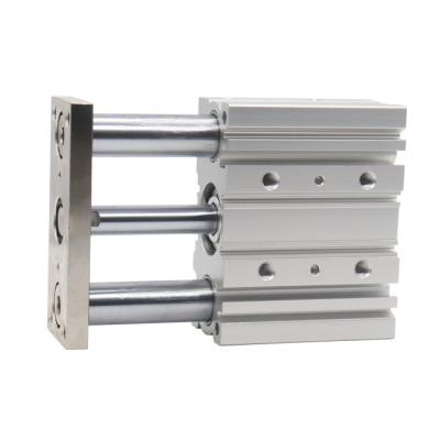 China General Wholesale High Quality Aluminum Alloy Slide Bearing Three-axis Pneumatic Piston Cylinder for sale