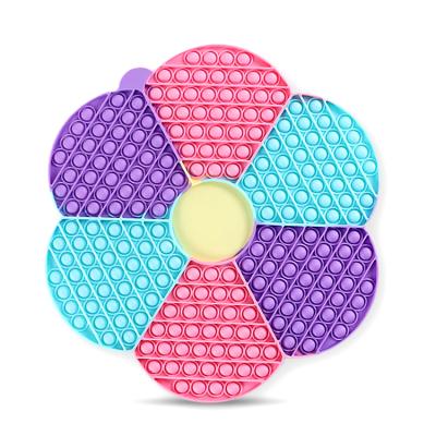 China Toy Checkerboard Pop Bubble Sensory Finger Wiggler Sensory Toy Funny Silicone Gift for sale