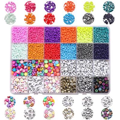 China Jewelry Making 5000 Pcs Toy Beads Crystal Glass Loose Color DIY Jewelry Making Crystal Glass For Necklace Bracelet 4mm Assorted Making For Kids for sale