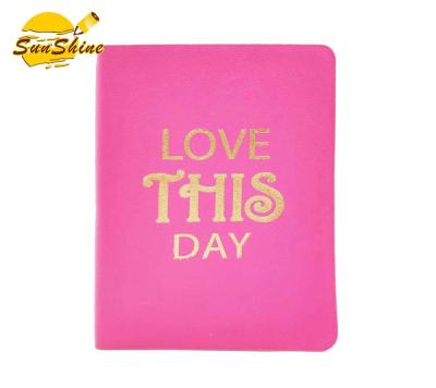 China Cute Easy Writing PU High Quality Leather Notebooks and Notepads Customize Hardcover Notebook Notebook PU Love Journal Leather Notebook for Kids for sale