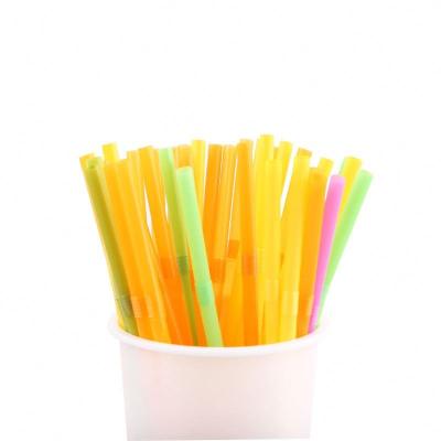 China 100% Straw Pajillas Wrapped Translucent Compostable Biodegradable Individually Drinking Straws Pla for sale