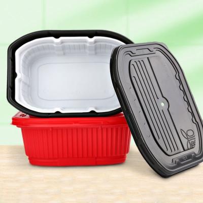 China Disposable Factory Supplying Custom Food Boxes Packaging Camping Cookset Plastic Self-heating Container for sale