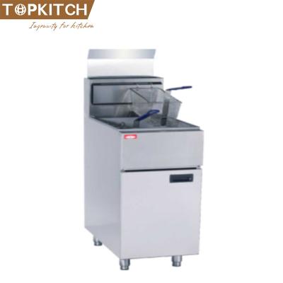 China Hotels New Design High Efficiency Heavy Duty Gas Fryer With Temperature Control for sale