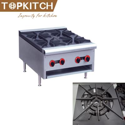 China Hotel Restaurant Commercial Counter Top Large Burner Cast Iron Gas Stove for sale