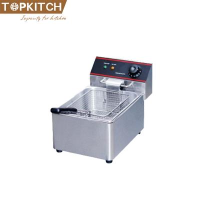 China Frying Commercial Portable Small Size Chicken Stainless Steel Electric Mini Deep Fryer for sale