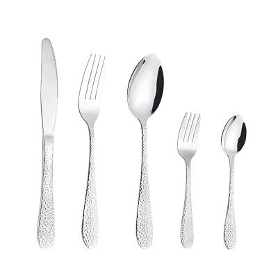 China Nordic Viable Stainless Steel Commercial Dinnerware Knife And Fork Dinnerware Spanish High End Home Party Wedding Gift for sale