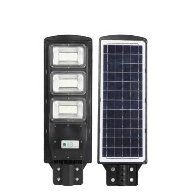 China Outdoor ROAD Radar Detector Intelligent Integrated ALL IN ONE SOLAR LED STREET LIGHT With Protective Cover for sale