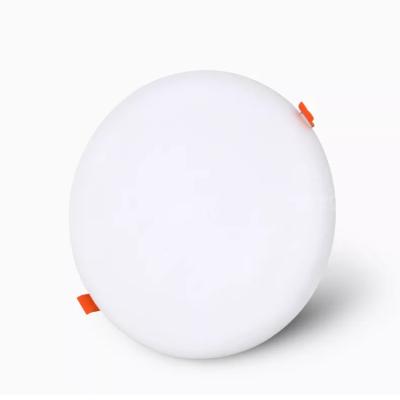 China Modern NO FRAME PANEL Recessed Round 18w 24w 36w 48w Recessed Led Sky Ceiling Panel Lamp for sale