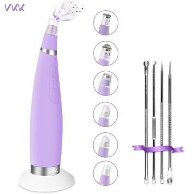 China Remove Blackhead Vkk Microdermabrasion Durable Electric Pore Vacuum Blackhead Suction Remover Set for sale