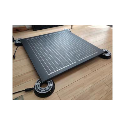 China PVB factory price wholesale 750*750*8+8mm small solar panel 23.5kg PV tile for sale