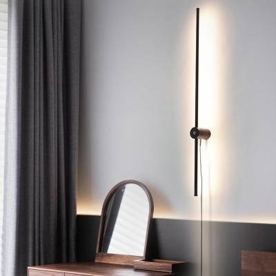 China Lighting Single Functions Waterproof Adjustable Single Indoor Black Sconce Led Bathroom Wall Lamp for sale