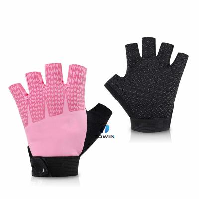 China Outdoor Sports Half Finger Bike Recycling Non-slip Gloves Lightweight Children's Gloves Wholesale for sale