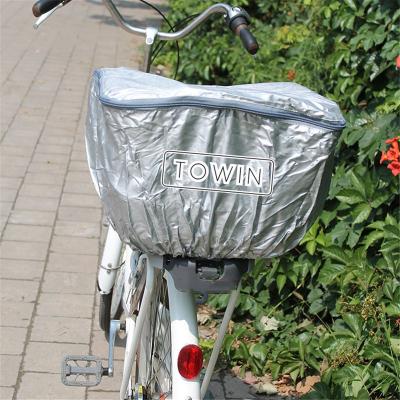 China High Quality Bike Basket Cover Rain Basket Bicycle Cover Front Basket Small Pet Cat Foldable Waterproof Dog Carrier for sale