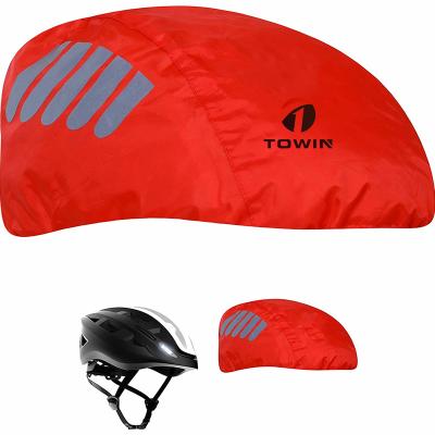 China Simple Waterproof Cycle Scooter Helmet Rain Cover High Visibility Bike Viz Thoughtful Strength for sale