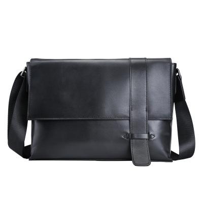 China Durable Casual Fashion Genuine Leather For Men Shoulder Sling Messenger Bag for sale