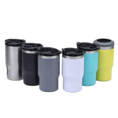 China Free Sample Viable 14 oz Bottle Stainless Steel Vacuum Coffee Can Double Wall Insulated Cooler Tumbler Cup Car for sale