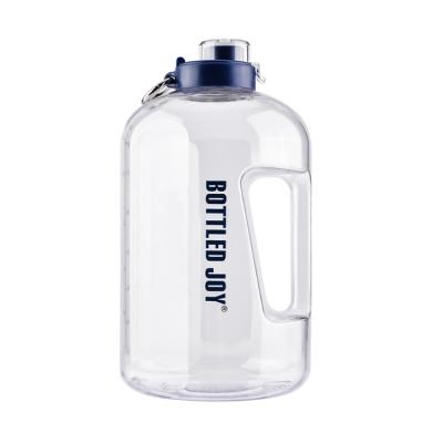 China Sustainable Portable Large Plastic GYM 3.78L/1 Gallon Custom Large Gallon Plastic Jug Water Bottle Direct Drinking With Lid Eco-Friendly CE / EU for sale