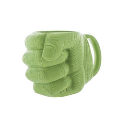 China Viable Custom Unique Cartoon Porcelain Ceramic Carcass Shaped 3D Mug Coffee Mug for sale