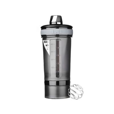 China Viable Private Label Blender Cup BPA Free Protein Shaker Water Bottle With Storage for sale