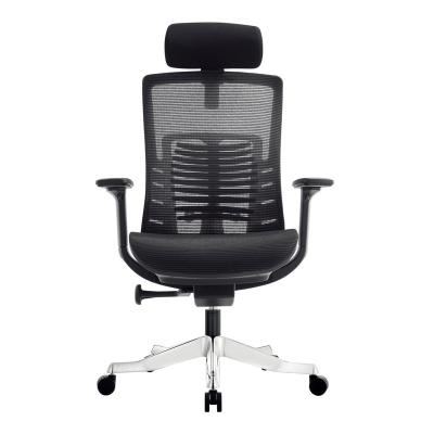 China AJ Mesh High-Back Office Computer Chair Rotation Flight Ergonomic Breathable Adjustable With Lumbar Support And Headrest for sale