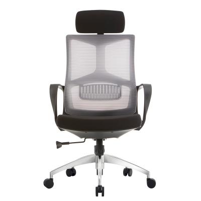 China AJ Flight Factory Direct Sales Office Chairs Swivel Office Chair Mesh Ergonomic Computer Revolving Chair Extended With Headrest for sale