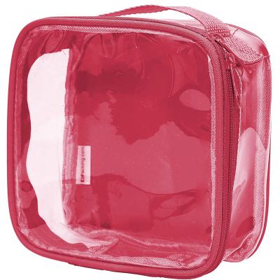 China Tsa compliant in bulk large red tsa compliant transparent roll up toiletry bag for the gym shower nomatic backpacking for sale