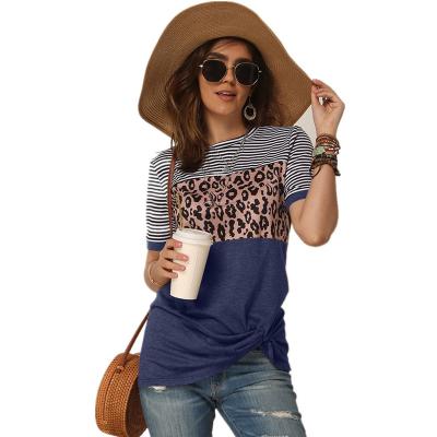 China New Fashion Anti-wrinkle Women's T-shirt Spring Summer Shorts Cotton Women's Upper Thin Soft T-shirt for sale