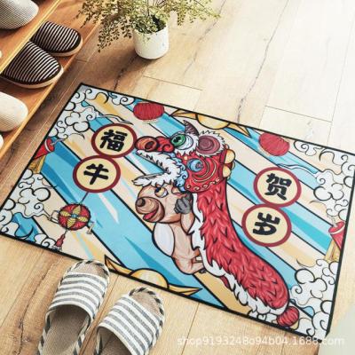 China Wholesale Hot Sale 40*60cm Washable High Quality Custom Color China Factory Non Slip Kitchen Floor Mat for sale