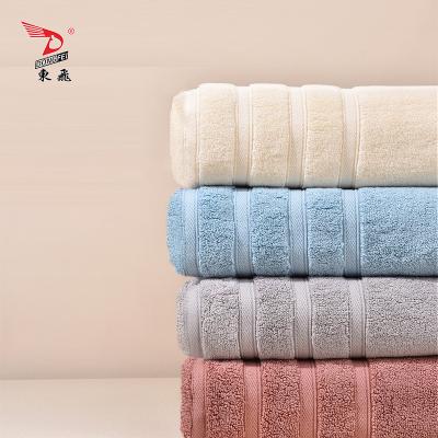 China Luxary Ultra Absorbent Organic Cotton Jacuard Bath Towel Large Clearance for sale