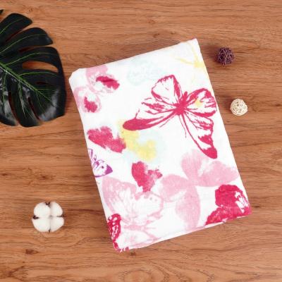 China Butterfly Bath Towel Good Quality Simple Printing Colorful Velor Gift for sale