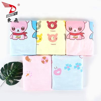 China QUICK DRY Kids Use Lovely Cartoon Design Multi Color Print Microfiber Bath Towel for sale