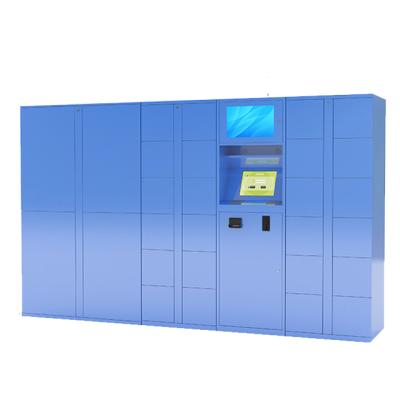 China SRI or Touchless Stainless Steel Smart Online Parcel Delivery Lockers, Barcode Password Smart Parcel Locker for sale