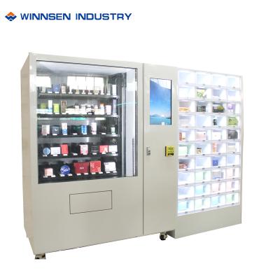 China Market Vending Machine Thick Cold Rolled Steel Smart Mini Locker with Adjustable Channels and Shelves for sale