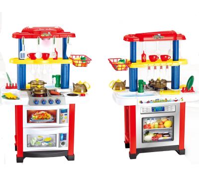 China ABS Plastic Food Kids Pretend To Play Kitchen Set Toys For Children Playset For Kids for sale