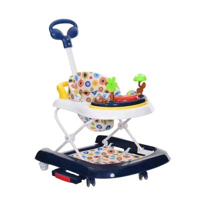 China Ride On Toy Musical Baby Walker For 6-18 Months Babies With Anti Roll Over Device And Handle Bar for sale