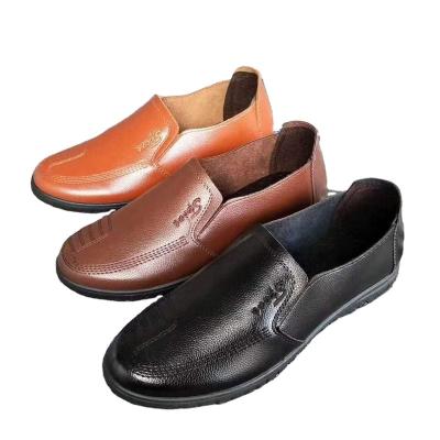 China Cushioning Lace Men Oxford Flat Black Genuine Leather Formal Stylish Shoes for sale