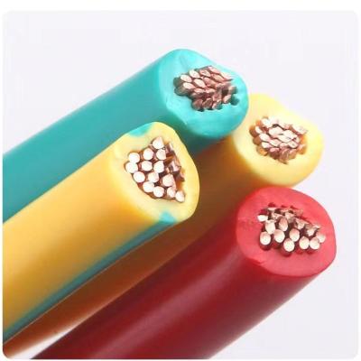 China Home decoration Huayuan BVR 1.0mm 450/750v PVC Copper Core Single Strand Flexible Cable for sale