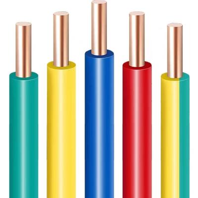 China Construction engineering Huayuan PVC insulated and fire-resistant NH-BV 2.5mm2 wire and cable for sale