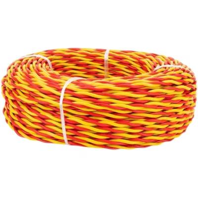 China Home decoration electricity Huayuan PVC insulated flame-retardant twisted pair RVS 2 *1.5mm2 flexible cable for sale