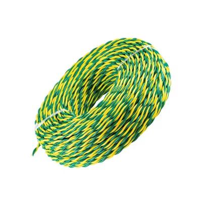 China Home decoration electricity Huayuan PVC insulated flame-retardant twisted pair RVS 2 *2.5mm2 flexible cable for sale