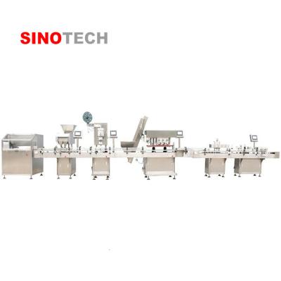 China High Precision Automatic Tablet Pharmaceutical Production Line Pill Bottle Filling Line for sale