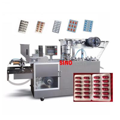 China DPP140 /250 PVC Medical Plastic Aluminum Foil Pill Soft Gel Capsule Tablet Blister Packing Machine for sale