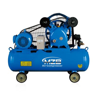 China Factory sale 120l 4kw 5.5hp belt driven hot air compressor for sale