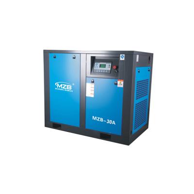 China Lubricated A Full Set 22KW Screw Air Compressor With Filters And Air Dryer Tank for sale