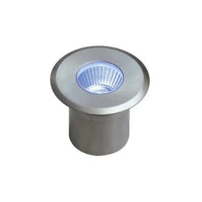 China IP67 LANDSCAPE outdoor waterproof recessed floor round led deck garden inground buried underground light for sale