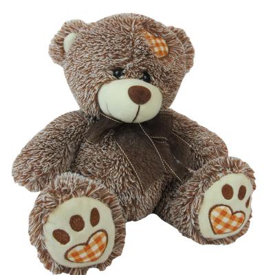 China Valentine Gifts Customized Soft LOGO Plush Toy Teddy Bear Toy Teddy Bear With Ribbon For valentines gift for sale