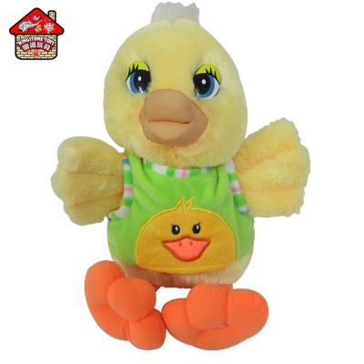 China Baby Toys Gift Stuffed Electronic Duck Plush Toy Singing Yellow Duck for sale