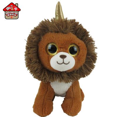 China Plush Toy Lion With Horn, Soft Plush Toy Lion With Big Eyes of Toys Gift for sale